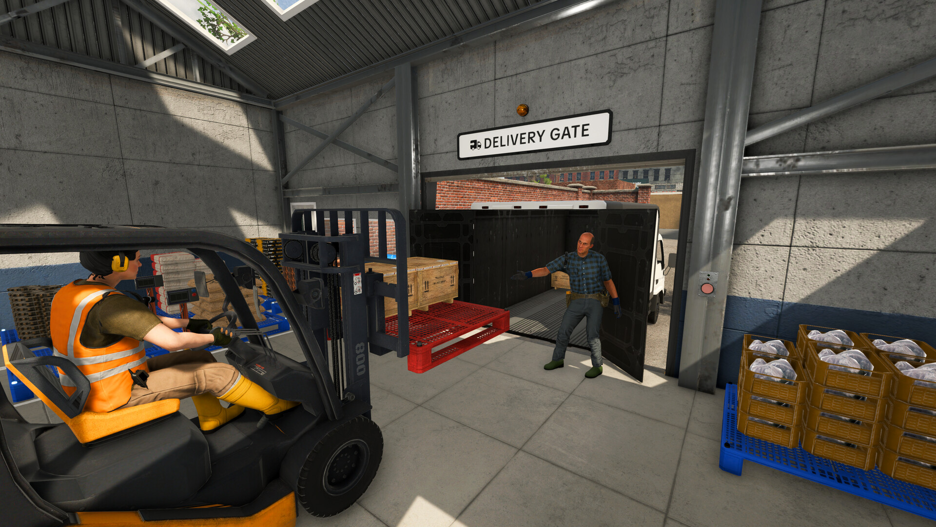 Delivery gate