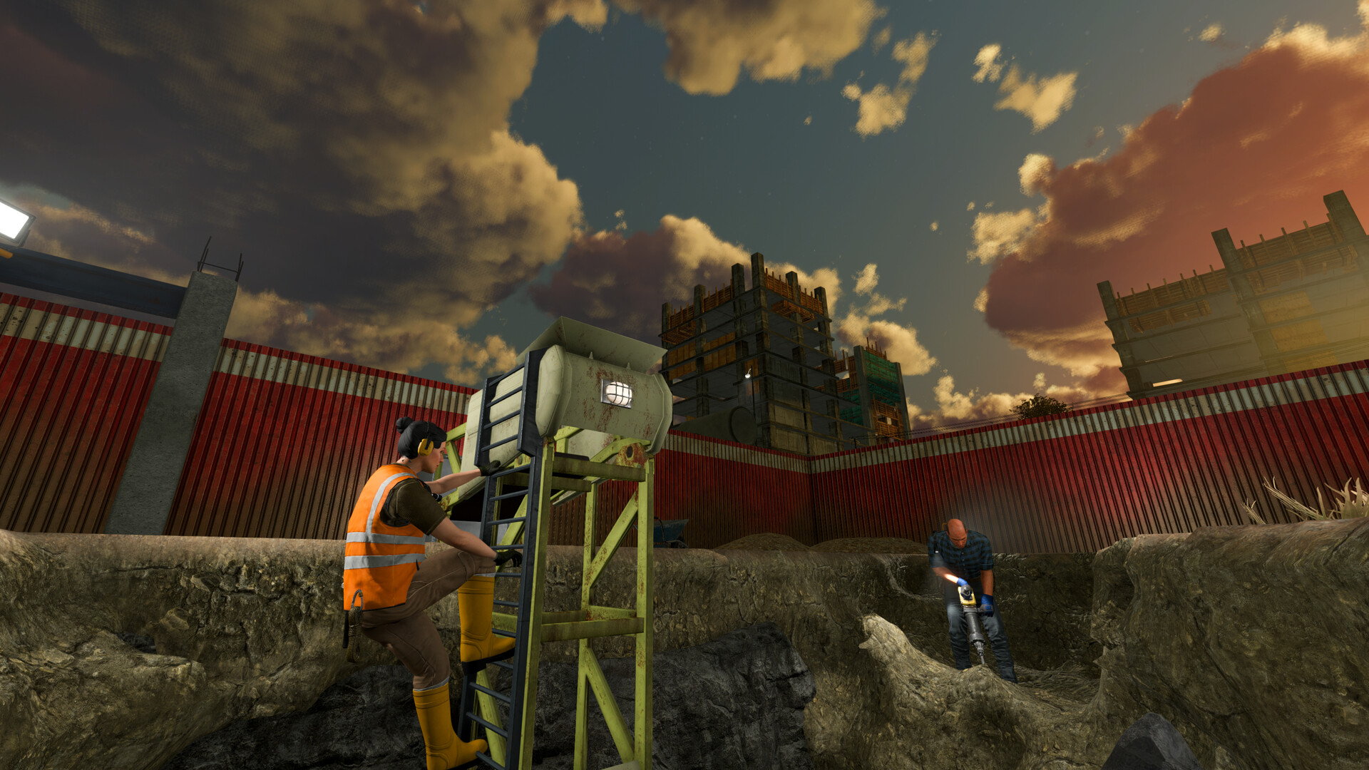 Excavation pit