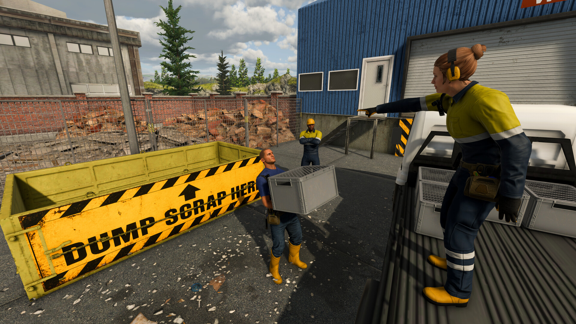Scrap yard